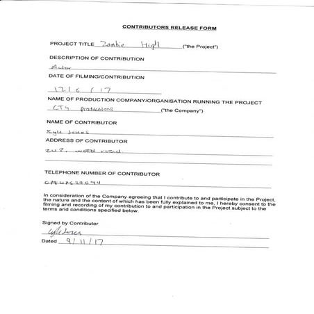 Release Forms | PDF