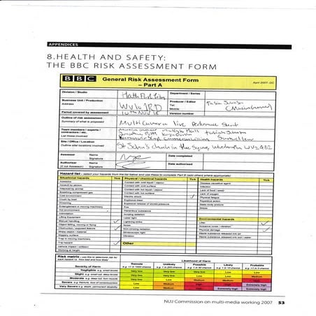 Risk Assessment unit 5 | PDF