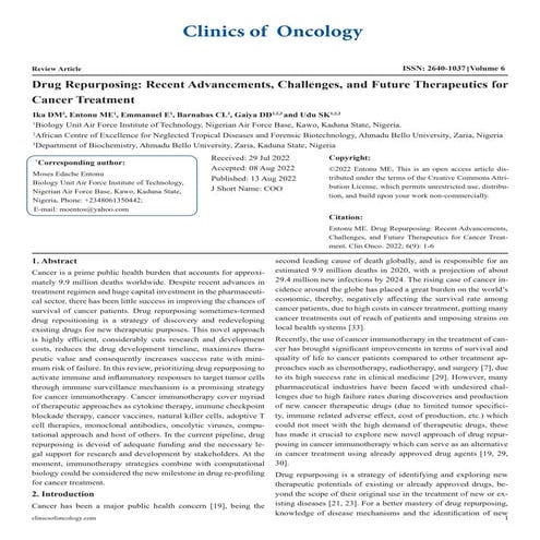 Recent advances in cancer treatment | PPTX