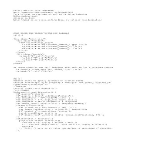 Imágenes aleatorias con botones