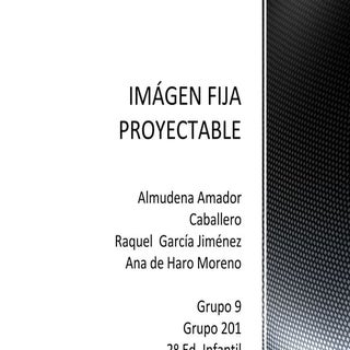 Imágen fija proyectable