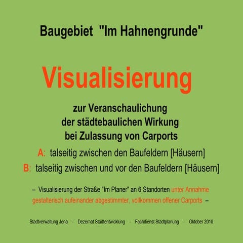 Präsentation carports Im hahnengrunde carports