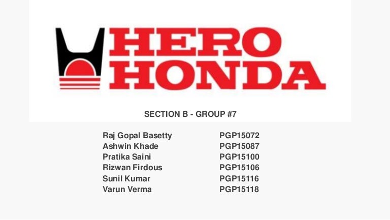 Honda case study ppt image