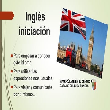 Inglés iniciación