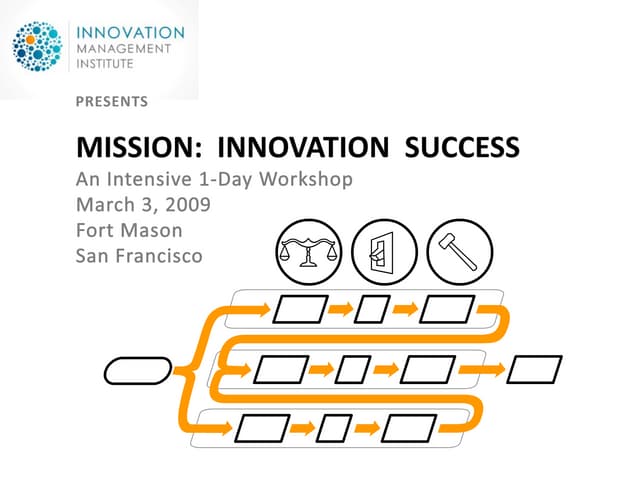 Mission: Innovation Success Workshop