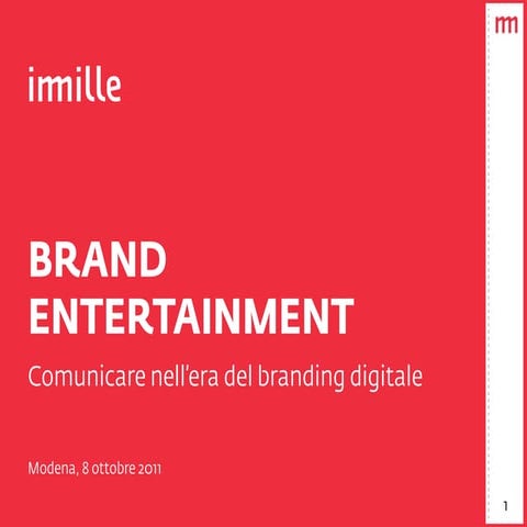 Matteo Esposito - Digital brand entertainment