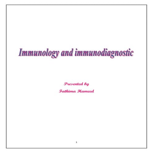 immunology and immunodiagnostics 