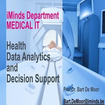 Health, Data Analytics and Decision Support