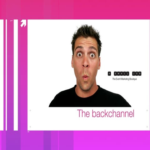 The Backchannel in Events