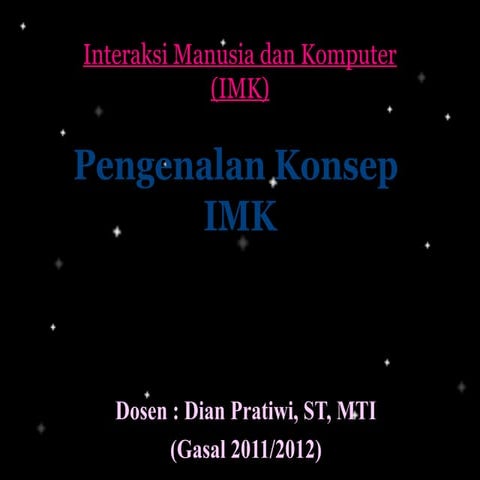 Interaksi Manusia dan Komputer