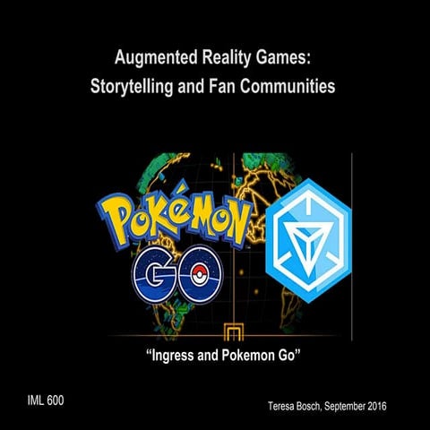 Iml 600 Ingress and Pokemon Go  