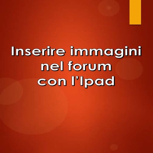 Immagini con ipad