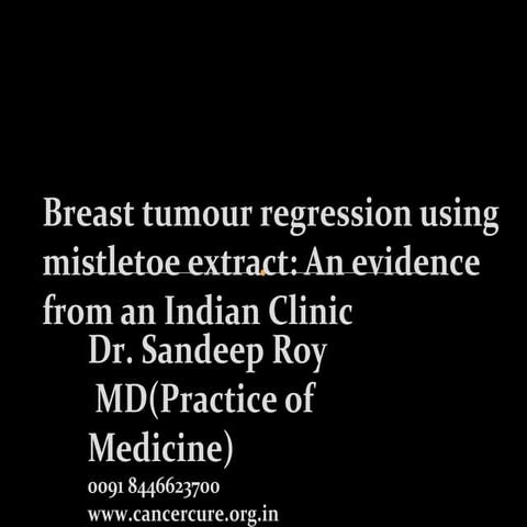  Dr Sandeep Roy paper on tumor regression