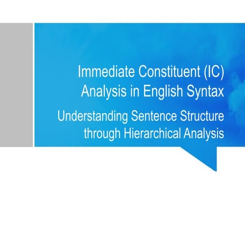I C ANALYSIS | PPTX
