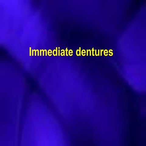 Immediate dentures tt new prosthodontics.pdf