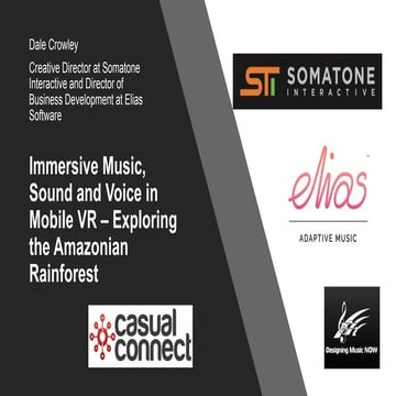Immersive Music, Sound and Voice in Mobile VR – Exploring the Amazonian Rainf...