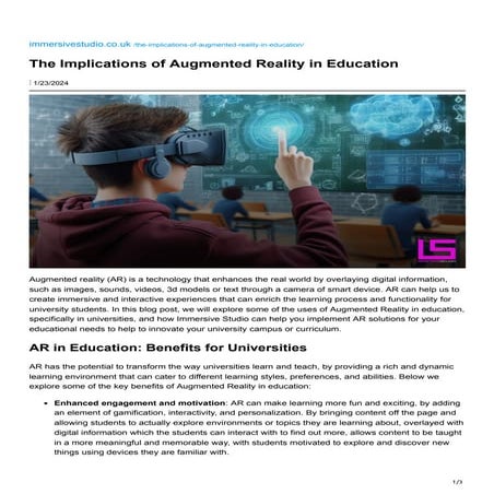 immersivestudio.co.uk-The Implications of Augmented Reality in Education.pdf