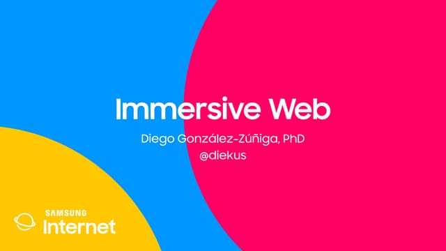 Immersive Web