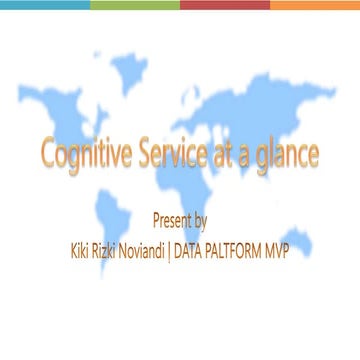 Immersion on Azure  - Data base and Cognitive Service at a glance