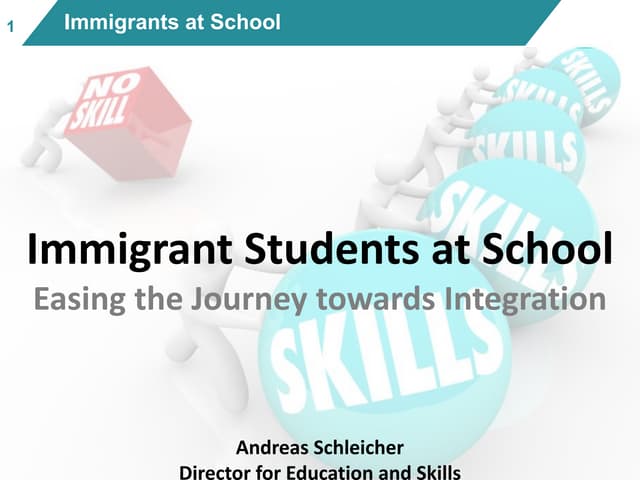 Immigrant Students at School:  Easing the Journey towards Integration