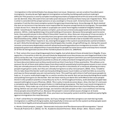 Immigration | PDF