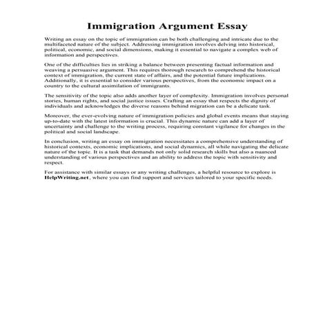 Immigration Argument Essay.pdf