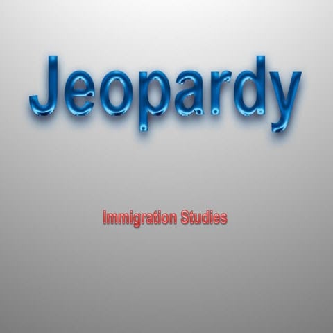 Immigration jeopardy