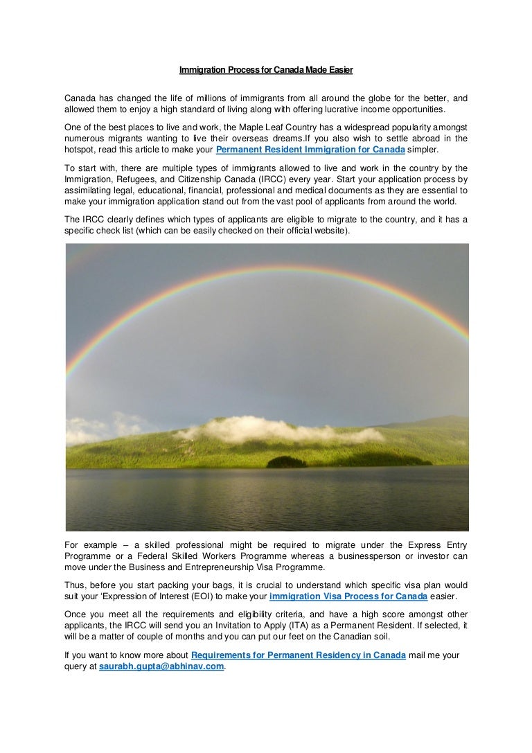 Manitoba Entrepreneur Immigration Programme