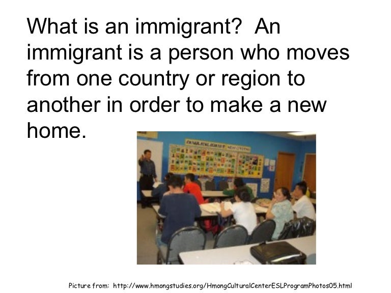 Immigration Push & Pull factors