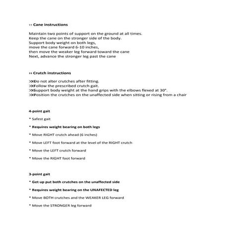 Immobility cane crutch