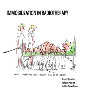 Immobilization device in radiotherapy