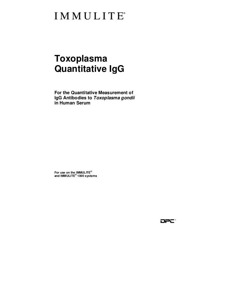 toxoplasmose igg positif