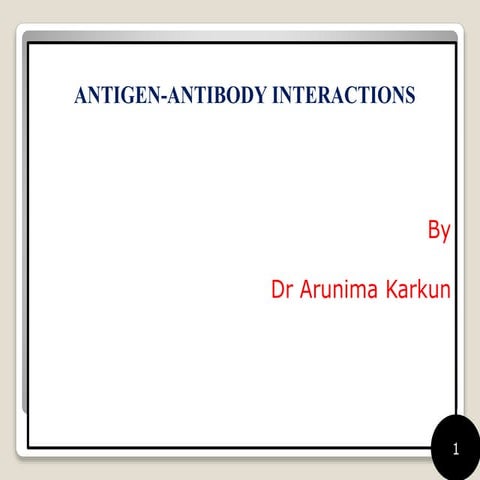 antigen antibody interaction