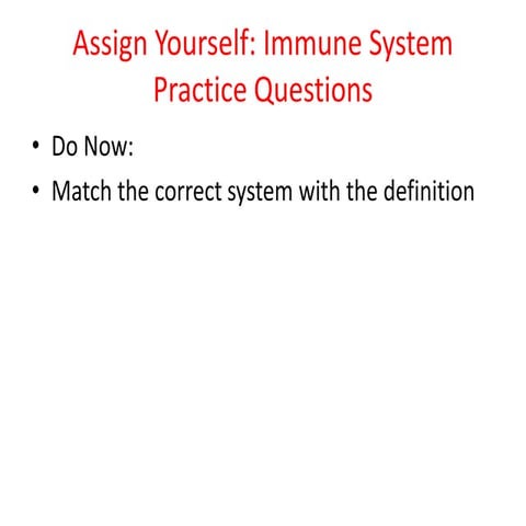 Immune system