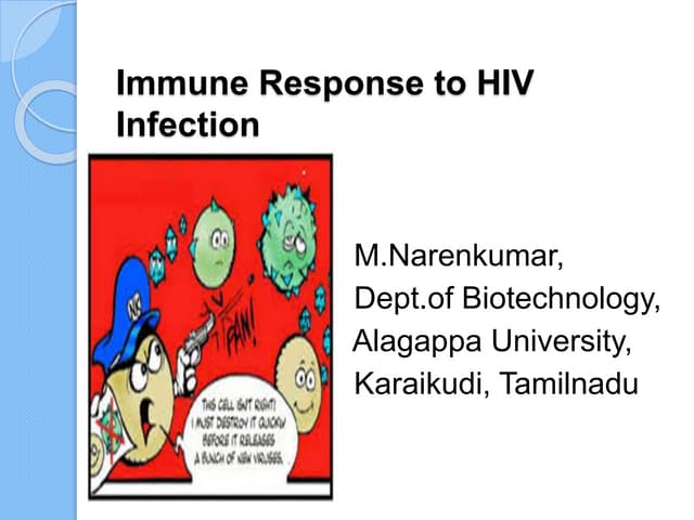Immune response to hiv infection