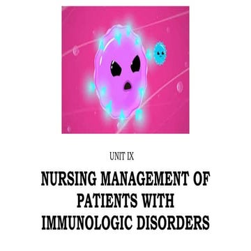 Immune system : assessment