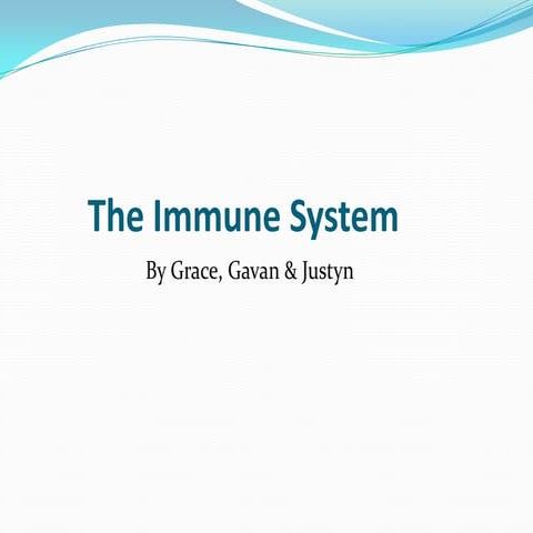 Immune system power point