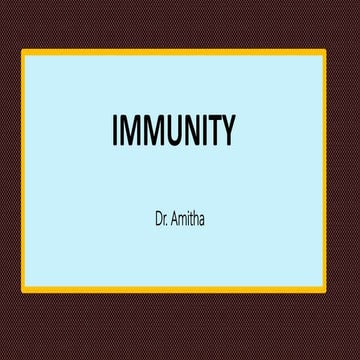 IMMUNITY