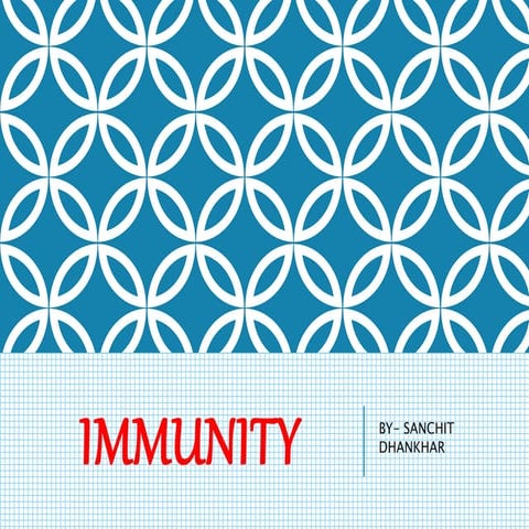 Immunity- Pharmaceutical Microbiology