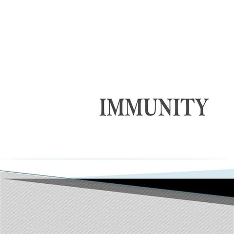 IMMUNITY and its characteristics in medical.pptx