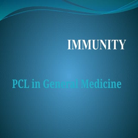 IMMUNITY | PPTX
