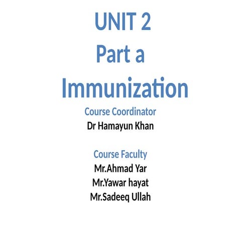 Immunity and Vaccines LECTURE. pptx | PPTX