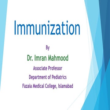 Immunization | PPTX