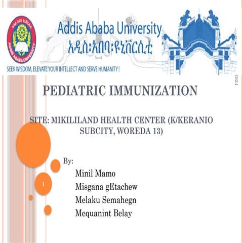 Immunization M4.pptx for pediatrics pptd | PPTX