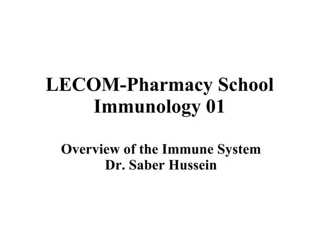 Immuno1 overview
