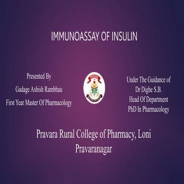 Insulin Immunoassay Insights: Unraveling the Biochemical Threads