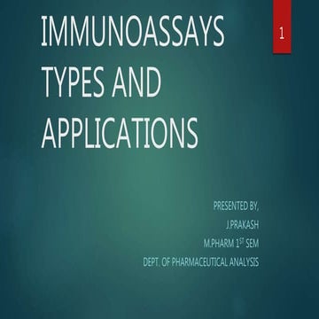 Immunoassay and its appication