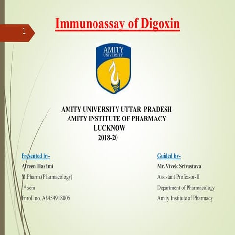 Immunoassay of digoxin