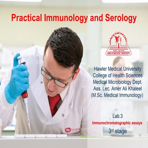 Immunochromatographic assays