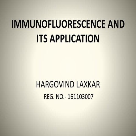 Immunofluorescence technique